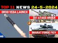 Indian Defence Updates : Drdo Veda Launch,307 Atags Order,bharat Forge Ficv,new Sabal-20 Uav