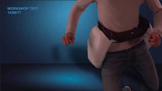 HIPSAFE by HELITE ISRAEL :  בסלו מושן HIP'SAFE נפילה עם חגורת