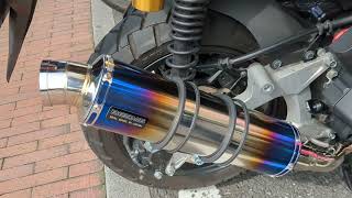 ホンダADV160 BEAMS R-EVO ヒートチタンサイレンサー