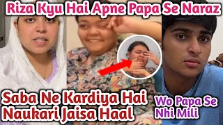 Riza Ke Papa Se Nhi Banti Saba Ne Ki Janboj Kar | Meet Riza Rihaan Real Family  @sabaKajahaan