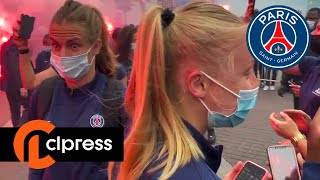 Les ultras accueillent les joueuses du PSG (4 juin 2021, Paris) [4K]