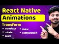 🛑 React Native Reanimated – Mastering Transform Animations  #25  | Engineer Codewala