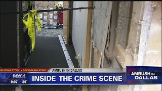 Officers give first look inside El Centro College following police ambush