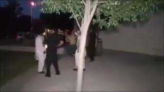 FRESNO California Sikh MOB Mayhem in front of Police Shoe thrown at Sikh Politician