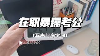 在职暴躁考公-五点起床学习