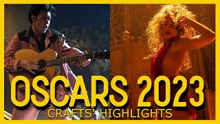 2023 CRAFTS' HIGHLIGHT CLIPS | OSCARS SONG, MAKEUP, COSTUME, AND PRODUCTION DESIGN NOMINEES