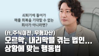 "고점도, 저점도 좋습니다" 오르막, 내리막을 겪는 법인...상황에 맞는 행동법(ft.주식이전, 무형자산) [모래세무 99화]