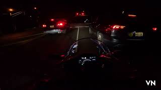 Nighttime ride  and ramble bmw s1000rr