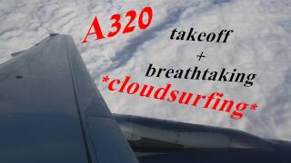 Niki A320 shaky takeoff at Dusseldorf *OE-LEE* [HD]