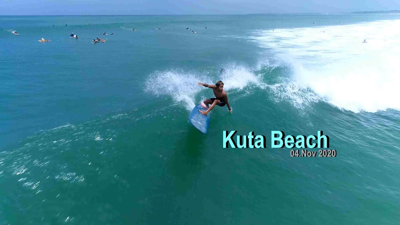 Surfing Kuta Beach BALI 08:00 04Nov.2020 - YouTube