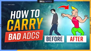 How to CARRY BAD ADCS as Support - League of Legends