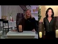 Garden Reflections Metal Solar Lantern w/ Faux Candle on QVC