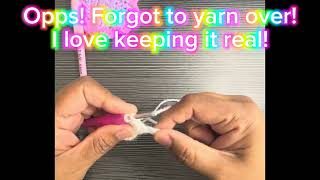 Crochet for Beginners ~ Keeping Your Edges Straight @LearningCrochet2gether