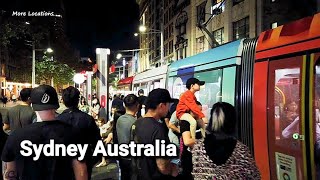 Sydney Chinatown, Darling Square \u0026 Darling Harbour Night Walking Tour | Exploring Sydney At Night