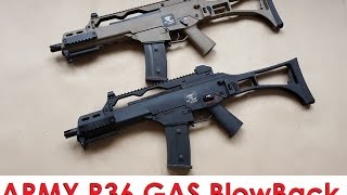 ทดสอบ Army R36 Gas BlowBack ถอดแบบมาจาก WE