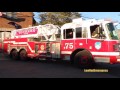 yonkers fd battalion 2 *new* tower ladder 75 engine 312 responding