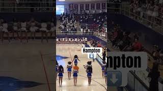 Hampton 💙⚓️🤍 vs Howard ❤️🦬💙 Cheer