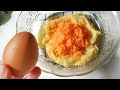 HAVE POTATOES AND CARROTS, ADD 1 EGG TO A SUPER DELICIOUS SNACK