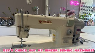 My Singer Sewing Machines! #sewing #singersewingmachine #bagmaking