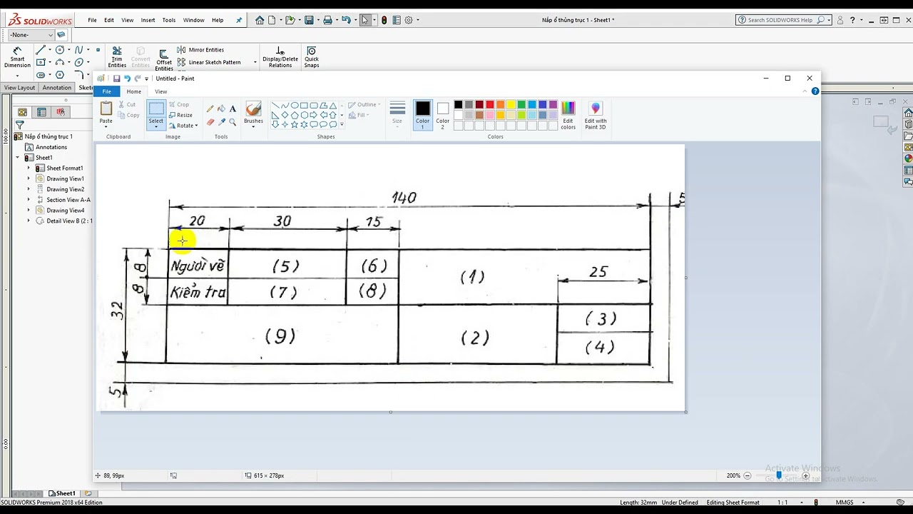 Tạo Khung Bản Vẽ Solidworks - How To Creat Sheet Format Solidworks 2D ...