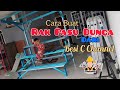 Cara Buat Rak Pasu Bunga dari Besi C Channel dan Batten #DIY #kekuda #cpurlin #creative #baja