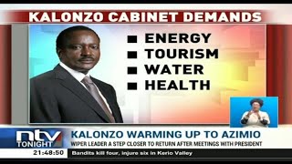 Kalonzo wants 5 cabinet slots in new Azimio-One Kenya deal