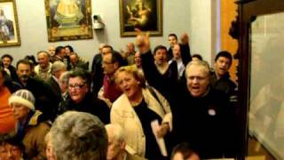 Protesta vecinal en el salón de plenos de Jaén