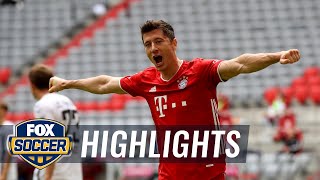 Robert Lewandowski’s 2 goals lead Bayern Munich past Freiburg 3-1 | 2020 Bundesliga Highlights