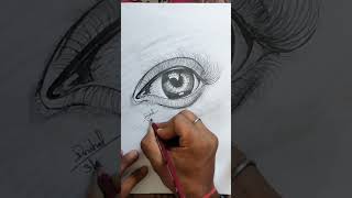 How to draw pencil sketch of eye.pencil art by vishal dubey.😊❤️💯👌#art #best #drawing #artist #hindi