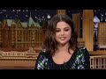 justin bieber u0026 selena gomez reunite on the late latee show