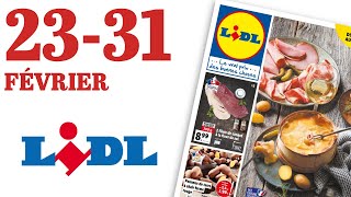 ARRIVAGE LIDL CATALOGUE 23 AU 31 FEVRIER 2022