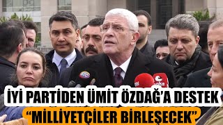 MÜSAVAT DERVİŞOĞLU'NDAN ÜMİT ÖZDAĞ'A DESTEK ! ÇAĞLAYAN ADLİYESİ ÖNÜNDE TARİHİ AÇIKLAMA !