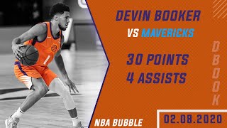 Devin Booker Full Highlights vs Dallas Mavericks ● 30 Points! ● NBA Bubble