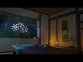 asmr 窓から花火を眺める 3時間 環境音 睡眠 watching fireworks from the window