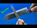 Razor Sharp! Sharpen A Knife In 3 Minutes With This Method @InventorSC