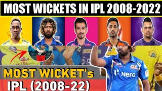 Most Wickets in IPL History (2008-2022) | Top 10 Bowlers of IPL | IPL 2023 I IPL Records