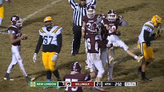 Football highlights: Killingly 21, New London 7