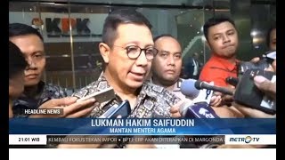 Lukman Hakim Diperiksa Terkait Dana Haji \u0026 Gratifikasi