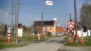 Spoorwegovergang Hever (B) // Railroad crossing // Passage à niveau