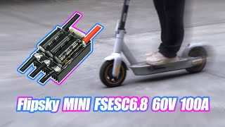 DIY Scooter With Flipsky MINI FSESC6.8 60V 100A