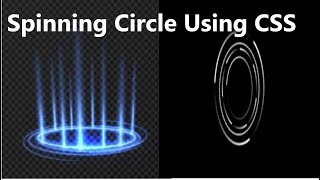 Spin Wheel using CSS & JavaScript | CSS spinning circle tutorial