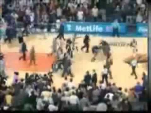 NBA -''' Knicks Vs.Nuggets- '' BRAWL'''' - YouTube