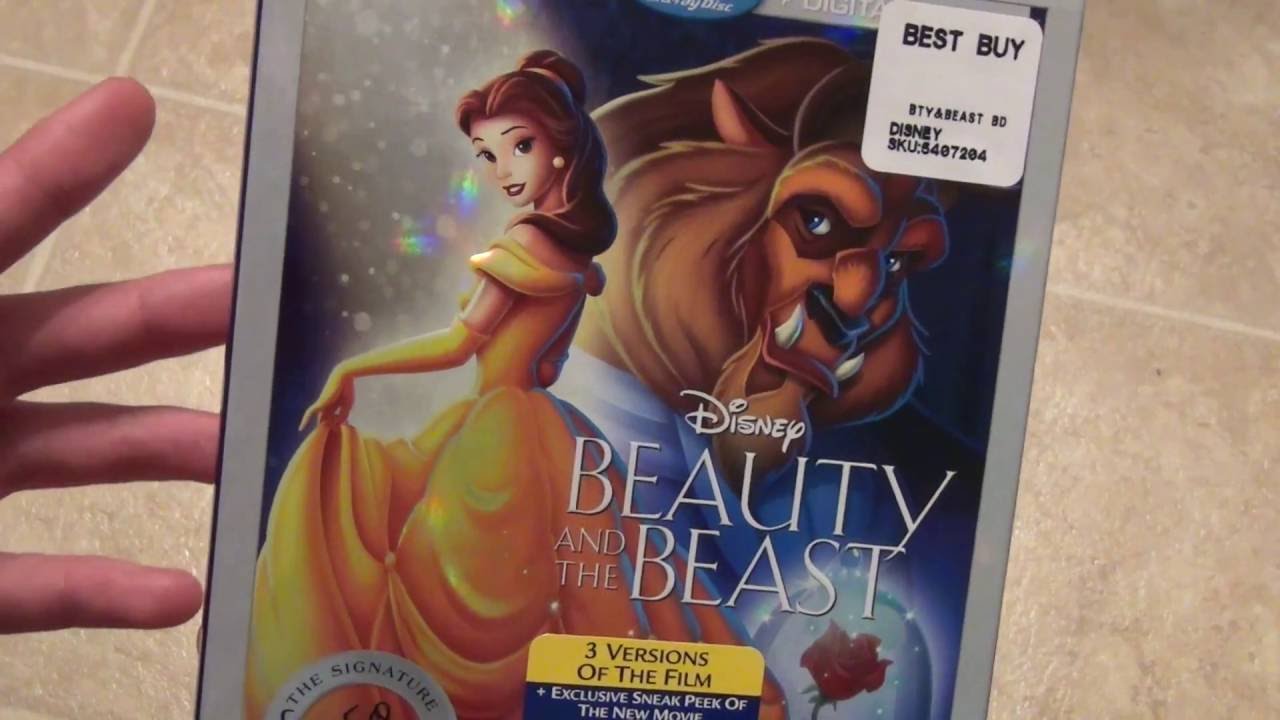 Disney Beauty And The Beast 25th Anniversary Blu-Ray Unboxing - YouTube