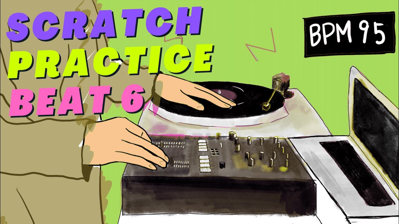 DJ Scratch Practice Loop Beat Instrumental 6【BPM95】 - YouTube