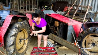 Repair Complete and Replace Largest Agricultural Machine Tire | New Blacksmith Girl