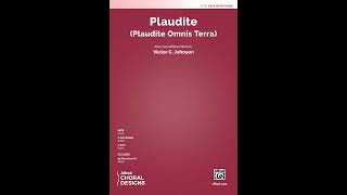 Plaudite (Plaudite Omnis Terra) (SATB), by Victor C. Johnson – Score \u0026 Sound