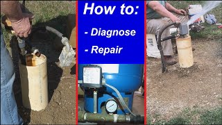 No Water...How to Diagnose & Repair your Well - (includes Pump Replacement Instructions)