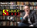SauceLabs - How to Run a C# Selenium Test on SauceLabs