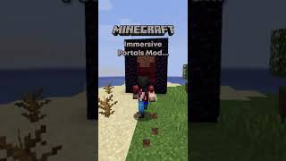 Minecraft See-Through Portals! (Immersive Portals Mod)