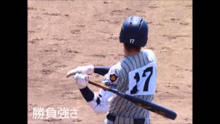 満塁男 松本哲幣選手(敦賀気比)　春季福井大会優勝